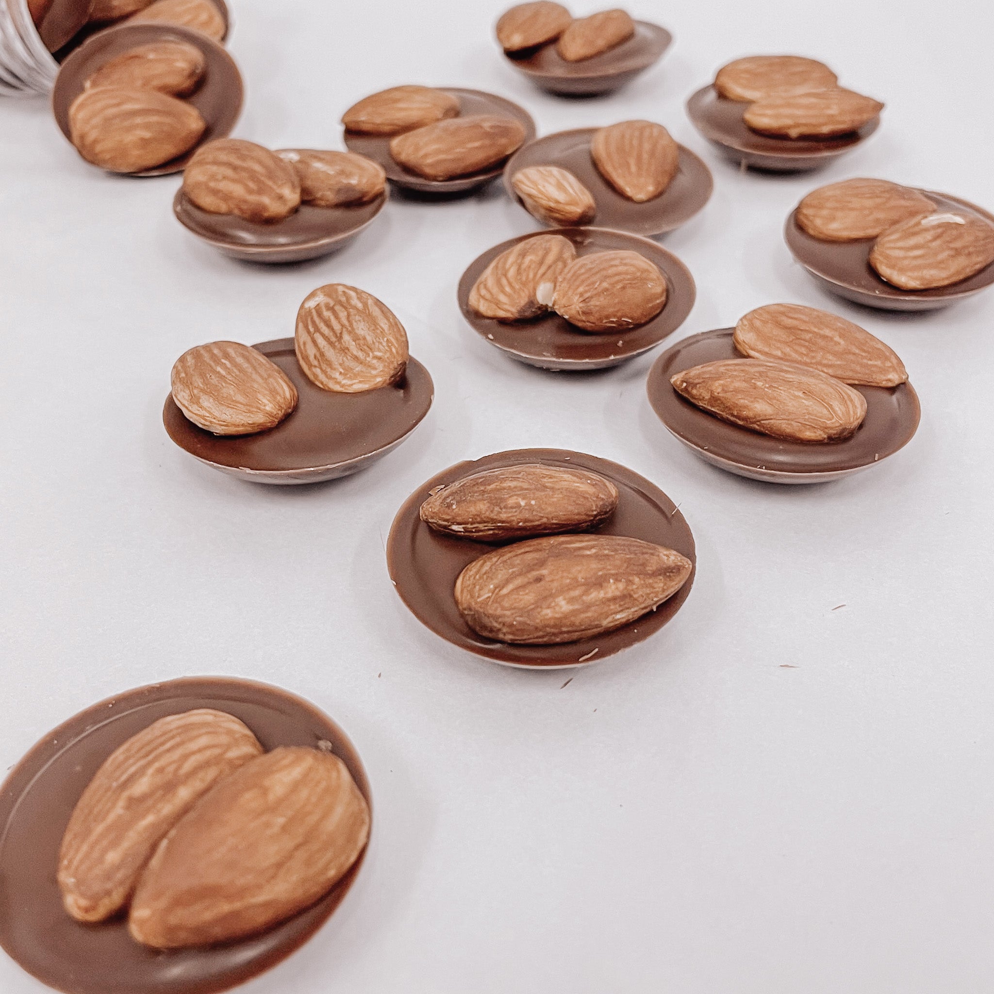 almond and milk chocolate